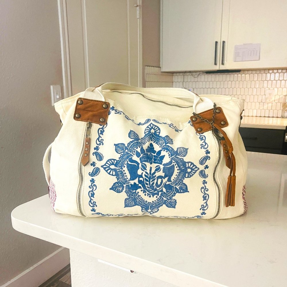 Lucky Brand Duffle Duffel Tote Bag